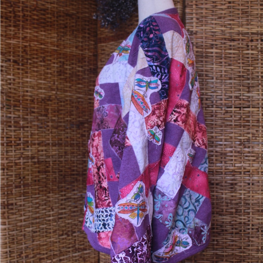 Vibrant Patchwork Women's Jacket - image 3